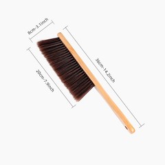 Hand Broom Dust Brush Horse Hair Brush With Wood Handle Duster For Counter Bench