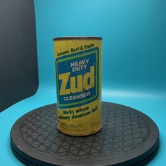 ZUD Heavy Duty Cleanser 6 oz, Rust & Stain Remover Vintage 1987 Advertising