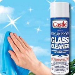 Castle C2003 Streak Proof Glass Cleaner, NEW 12-Pack (Case) by NDS Supply