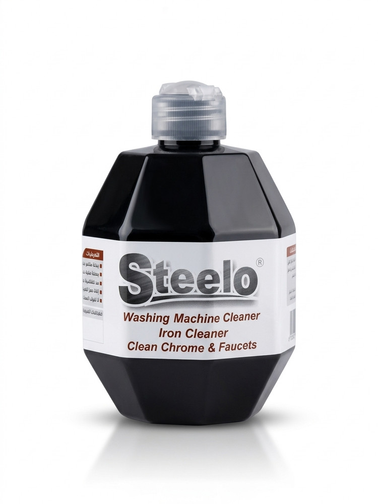 STEELO Home Appliance CLEANER & Descaler for Washing Machine, Iron & Chrome