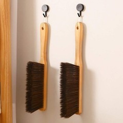 Hand Broom Dust Brush Horse Hair Brush With Wood Handle Duster For Counter Bench