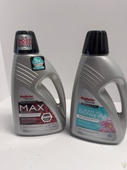 (2) Rug Doctor Professional Strength 1 Clean and Refresh, 1 Max Advanced Bissell