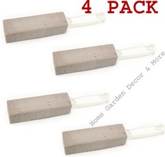 HEAVY DUTY Pumice Stone Handle Toilet Bowl Ring Remover Cleaner Hard Water Stain