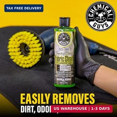 Chemical Guys, Citrus Foaming Fabric & Carpet Cleaner Drill Brush, 16 oz | Lifts