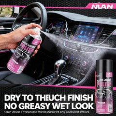 3PCS Polishing Car Cleaner Car Interior Detail Polishing Multi-450ml