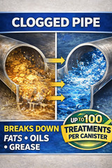 BioOne Septic Drain Treatment Dry 2lb 6 Pack 600 Treatments B1DRY Commercial