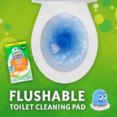 Scrubbing Bubbles Flushable Toilet Bowl Wand Cleaner Refills Fresh Brush 20CT1PK