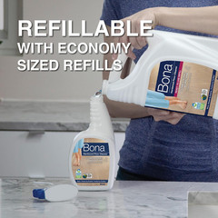 Hardwood Floor Cleaner Spray – 32 Fl Oz – Residue-Free Floor Cleaning Solution f