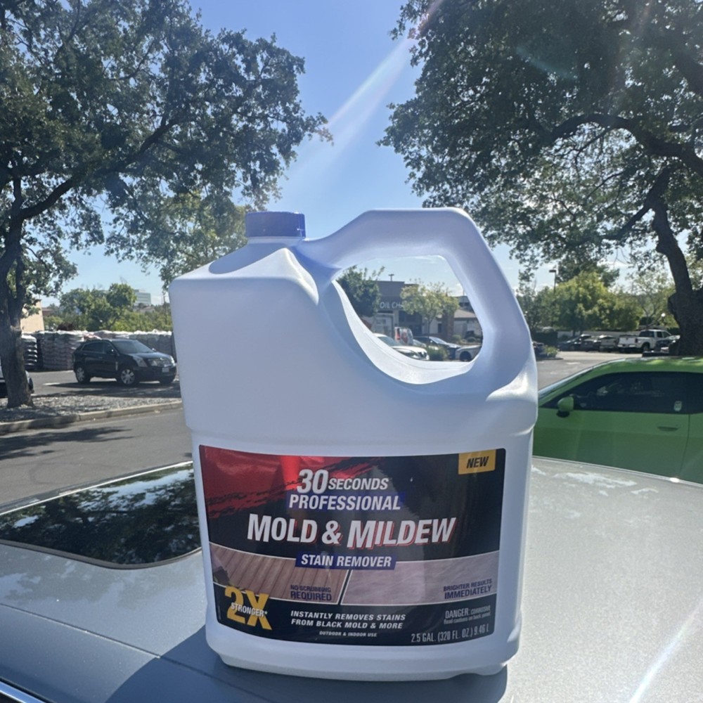 30 Seconds Stain Remover Liquid for Mould/Mildew No Scrubbing 2.5 gal
