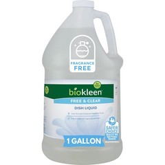 Biokleen Free & Clear Dish Soap Dish Liquid, Dishwashing Cleaner, EcoFriendl…