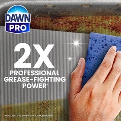 Dawn Professional Dishwashing Liquid Long Lasting Suds Grease Cleaner 58% More