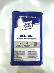 Klean Strip Acetone Cleans Project Residue, 1-Quart, Thin Fiberglass Resins