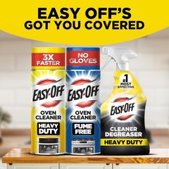 Easy-Off Heavy Duty Degreaser Cleaner Spray, Kitchen Degreaser, 32 Oz