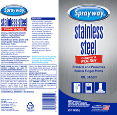 (2 pack) Sprayway 15 Ounce Stainless Steel Cleaner and Polish
