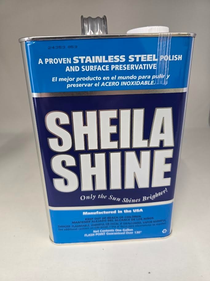 Sheila Shine 1 gallon can of Stainless steel cleaner and polish