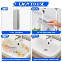 6 Pack Pumice Stone Toilet Bowl Cleaner Scouring Stick For Toilet Cleaning Power