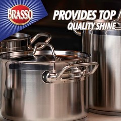 Brasso Metal Polish for Stainless Steel Chrome Copper Aluminum and Brass 8 oz.