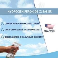 GreenFist Peroxide Cleaner Concentrated 1 Gallon + Ready to Use 1 Quart Set