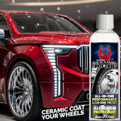 CHROME POLISH AND CERAMIC NON ABRASIVE PROTECTANT RIMS FUEL TANKS – 8 OUNCE KIT