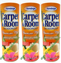 LOT 3 x H.Bright Carpet & Room Deodorizer HAWAIIAN MIST 20 Oz Each SEALED