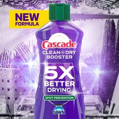 Cascade Rinse Aid Clean & Dry Booster 30.5 oz Dishwasher Spot & Film Fighter