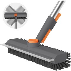 Innovative 3-in-1 Scrub Brush with Squeegee