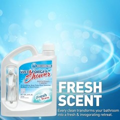 Wet & Forget Shower Cleaner Spray, No-Scrub Weekly Bathroom Cleaner, 64 fl oz