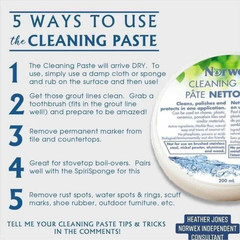 Norwex Cleaning Paste 74ml Multi Purpose Cleaner Polish Kitchen Bath