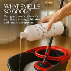 Mop Soap Highly Scented Fragrance, Long Lasting Luxury Floor Cleaner for Hardwoo
