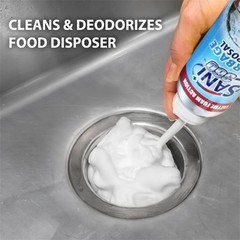 SANI 360° Garbage Disposal Cleaner & Deodorizer, Fresh Unscented, 10oz, 2 Count