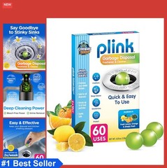Garbage Disposal Cleaner Deodorizer 60 Count Assorted Scents Value Pack Drain