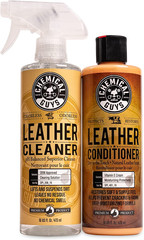 Leather Cleaner and Conditioner Kit – Car Cleaner and Conditioner, Safely Cleans