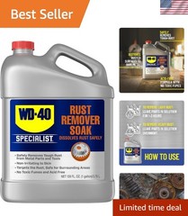 1 Gallon Biodegradable Rust Remover Soak – Non-Toxic and Effective Solution