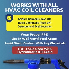 HVAC Guys Coil Cannon Cleaner Mixing Sprayer for Air Conditioner and