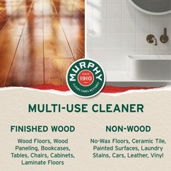 Murphy Oil Soap Wood Cleaner, Original – 32 Fluid Ounce-Free Shipping