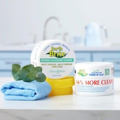 Earth Brite Clay-Based All-Purpose Cleaning Kit-2 Piece 10.5 0z.-Eucalyptus-NEW