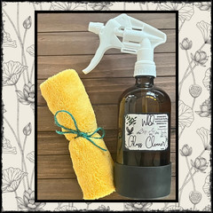 Wild Glass & Mirror Cleaner, Non-Toxic Essential Oil Glass & Mirror Cleaner