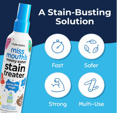 Miss Mouth’s Messy Eater Stain Treater Spray – 4oz Stain Remover – Newborn