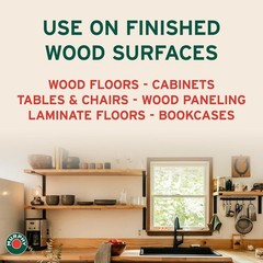 Natural Wood Cleaner with Citronella Oil, Concentrated Formula – 3 Bottles