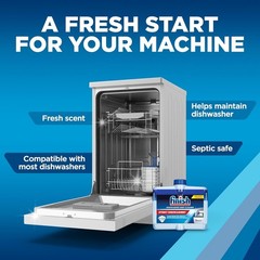 Finish Dual Action Dishwasher Cleaner: Fight Grease & Limescale, Fresh, 8.45 Oz.