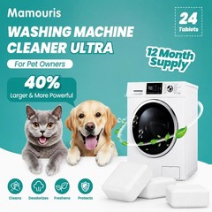 Uproot Clean Washing Machine Cleaner Tablets – 24 Pack for a 12 Month Supply. Fo