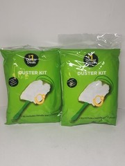 Duster Kit Short Handle Starter Kit, 1 Handle, 3 Dusters 2 Pack