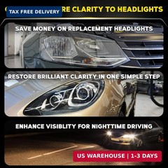 Meguiar’s PlastX Clear Plastic Polish, Fast & Easy Clear Plastic Restorer for He