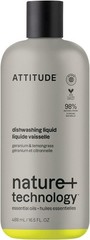 ATTITUDE Dish Soap, Infused with Essential Oils, Plant-Based Ingredients