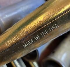 Huge Vtg Ettore Master Squeegee Brass Lot (13) Various Sizes 16″ 14″ 8″ 6″ GUC