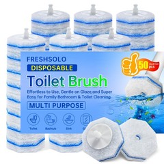 50 Count Disposable Wand Refills for Clorox, Upgraded Brush Heads With Most W…