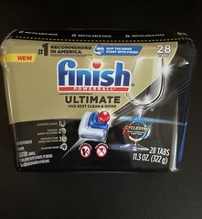 Finish Powerball Automatic Dishwasher Detergent Ultimate Clean Cyclesync 28 Tabs
