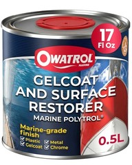 Marine Polytrol 17 Oz – Boat Gelcoat Restorer, Protective Color Restorer for Mar