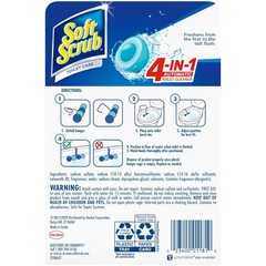Soft Scrub 4 in 1 Toilet Bowl Cleaner Rim Hanger 2 Count Bathroom Cleaning