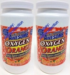 Qty 2 -LA’sTotally Awesome Power Oxygen ORANGE Base Cleaner ChlorineFree 15 ozEa